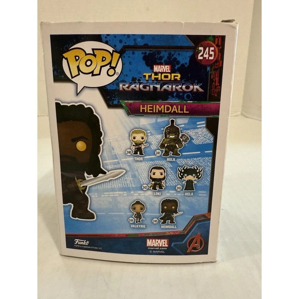Funko Pop Marvel Heimdall 245 Thor Ragnarok Vinyl Figure New‎ Collectible